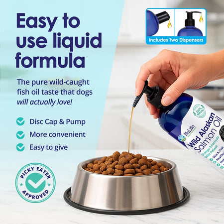 Wild Alaskan fish oil for dogs natural omega 3 supplement