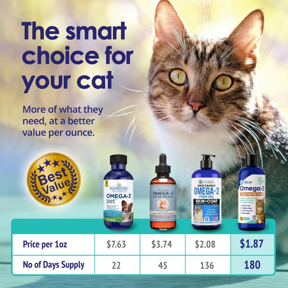 How to Use Cat Fish Oil Daily Pump onto Cat Food - NuLife Natural Pet Health