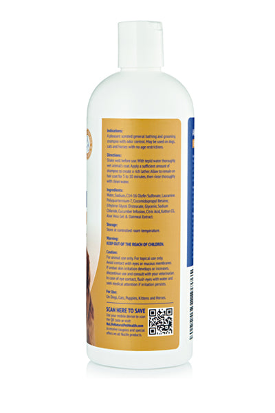 oatmeal and aloe shampoo for dogs 16oz