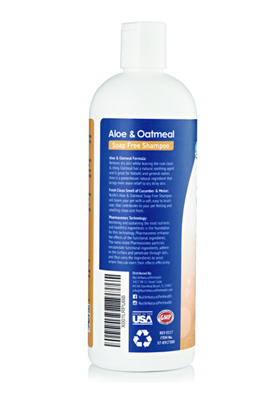 oatmeal and aloe shampoo for dogs 16oz